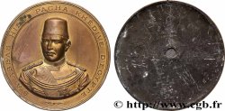 ÉGYPTE - SULTANS OTTOMANS D&nbsp;ÉGYPTE - ABBAS II HILMI BEY Médaille, Concours international du commerce de Suez, tirage uniface de l’avers XF