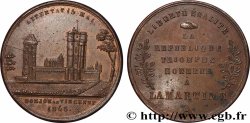 DEUXIÈME RÉPUBLIQUE Médaille, Honneur à Lamartine