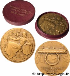 QUATRIÈME RÉPUBLIQUE Médaille, Compagnie Transatlantique, Île-de-France
