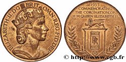 GREAT-BRITAIN - ELIZABETH II Médaille, Commémoration du couronnement de la reine Élisabeth II