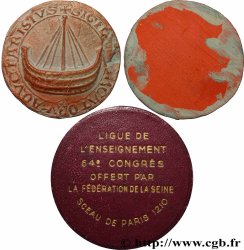 V REPUBLIC Médaille, Sceau de Paris 1210, Ligue de l’enseignement 64.e congrès