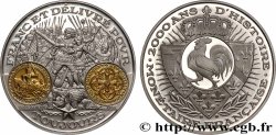 V REPUBLIC Médaille, 2000 ans d’histoire monétaire française, Essai de la 100 Francs or, Paris