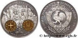 V REPUBLIC Médaille, 2000 ans d’histoire monétaire française, Obole Louis VIII