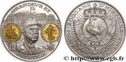 V REPUBLIC Médaille, 2000 ans d’histoire monétaire française, Charles de Gaulle et le Franc