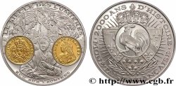 V REPUBLIC Médaille, 2000 ans d’histoire monétaire française, Ecu aux lauriers Louis XV