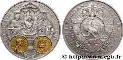 V REPUBLIC Médaille, 2000 ans d’histoire monétaire française, Triens de Clovis 