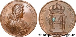 SWEDEN - KINGDOM OF SWEDEN - CHARLES XI Médaille, Entente entre Charles XI et les États lors de la Diète impériale