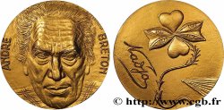 LITERATURE : WRITERS - POETS Médaille, André Breton, refrappe