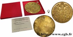 RUSSIA Large médaille, Emblème de Russie, Millénaire du baptême de la Russie