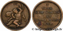 ALLEMAGNE Médaille, Chat avec enfant