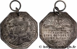 GRANDE-BRETAGNE - GEORGES VI Médaille, Commémoration de la couronnement du roi George VI et la reine Elizabeth 