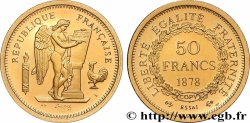 L&nbsp;OR DE LA FRANCE Médaille, Reproduction de monnaie, Essai de 50 Francs or Génie