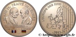 CINQUIÈME RÉPUBLIQUE Médaille, 50 ans du traité de l’Elysée