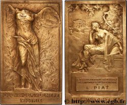 III REPUBLIC Plaquette, Association générale des mutilés de la Guerre AU