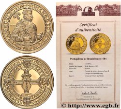 1 MILLION DOLLAR SERIES Médaille, Reproduction d’une monnaie, 10 Portugalöser Dukaten de Johann Georg de Brandebourg