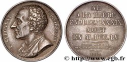 GALERIE MÉTALLIQUE DES GRANDS HOMMES FRANÇAIS Médaille, Montesquieu, Charles Louis de Secondat, refrappe