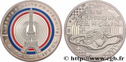 V REPUBLIC Médaille, La Tour Eiffel, les fleurons français