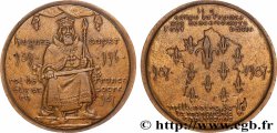 V REPUBLIC Médaille, Millénaire capétien