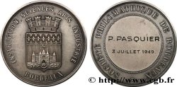 QUATRIÈME RÉPUBLIQUE Médaille, Société philomathique
