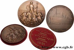 TROISIÈME RÉPUBLIQUE Médaille, Compagnie de navigation Sud-Atlantique, L’Atlantique