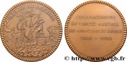 QUATRIÈME RÉPUBLIQUE Médaille, Cinquantenaire du comité central des armateurs de France