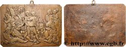 ART, PEINTURE ET SCULPTURE Plaque, Scène érotique
