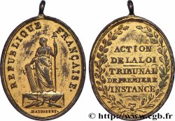 DROIT ET JURIDIQUE Médaille, Tribunal de première instance, Action de la loi