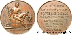 LUDWIG XVIII Médaille de Jules Anglès, pour les courtiers de commerce