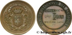 TROISIÈME RÉPUBLIQUE Médaille de récompense, École nationale de musique