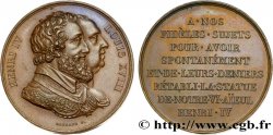 LOUIS XVIII Médaille de la statue équestre d’Henri IV