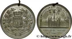 TROISIÈME RÉPUBLIQUE Médaille d’inauguration de l’Hôtel de Ville