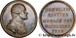 GRAN - BRETAÑA - JORGE III Médaille de Iohn Wilkes
