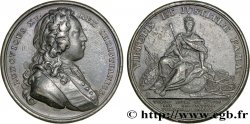 LOUIS XV THE BELOVED Médaille de médiation de la France entre le tsar et la porte ottomane