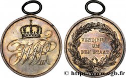ALLEMAGNE - ROYAUME DE PRUSSE - FRÉDÉRIC-GUILLAUME III Médaille, Service à l’état