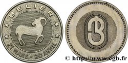 QUINTA REPUBLICA FRANCESA Médaille astrologique - bélier
