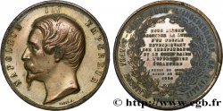SEGUNDO IMPERIO FRANCES Médaille, Napoléon III, Discours de Napoléon III à Gênes