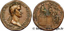 ITALIEN Médaille imitant un sesterce de Nerva (96-98)