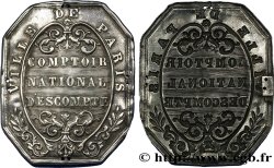 ZWEITE FRANZOSISCHE REPUBLIK Plaquette du Comptoir National d’escompte fVZ