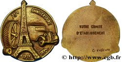 V REPUBLIC Médaille, 75e anniversaire de Citroen