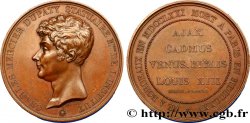 LUIGI XVIII Médaille de la statue équestre de la Place des Vosges