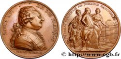 LOUIS XVI Médaille de l’arrivée du roi à Paris