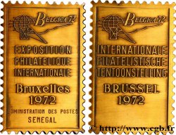BELGIO Médaille de l’Exposition philatélique de 1972