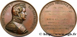 LOUIS-PHILIPPE Ier Médaille, Roi Louis-Philippe Ier