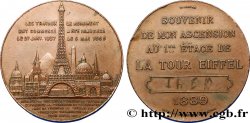 III REPUBLIC Médaille de l’ascension de la Tour Eiffel (sommet)