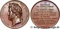 LOUIS-PHILIPPE Ier Médaille, Pose de la première pierre de l’institution des jeunes aveugles