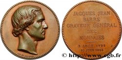SECONDO IMPERO FRANCESE Médaille pour le graveur Jacques-Jean Barre