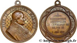 ITALIEN - KIRCHENSTAAT - PIE IX. Giovanni Maria Mastai Ferretti) Médaille, Cinquantième anniversaire de l’épiscopat