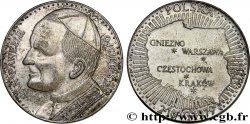 VATICAN AND PAPAL STATES Médaille, Pape Jean-Paul II, Voyage en Pologne