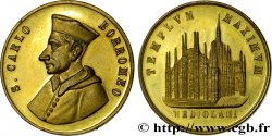 VATICAN AND PAPAL STATES Médaille, Saint Charles Borromée