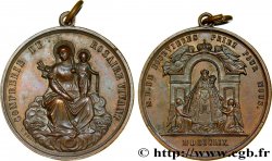 SECONDO IMPERO FRANCESE Médaille de la confrérie du Rosaire Vivant
